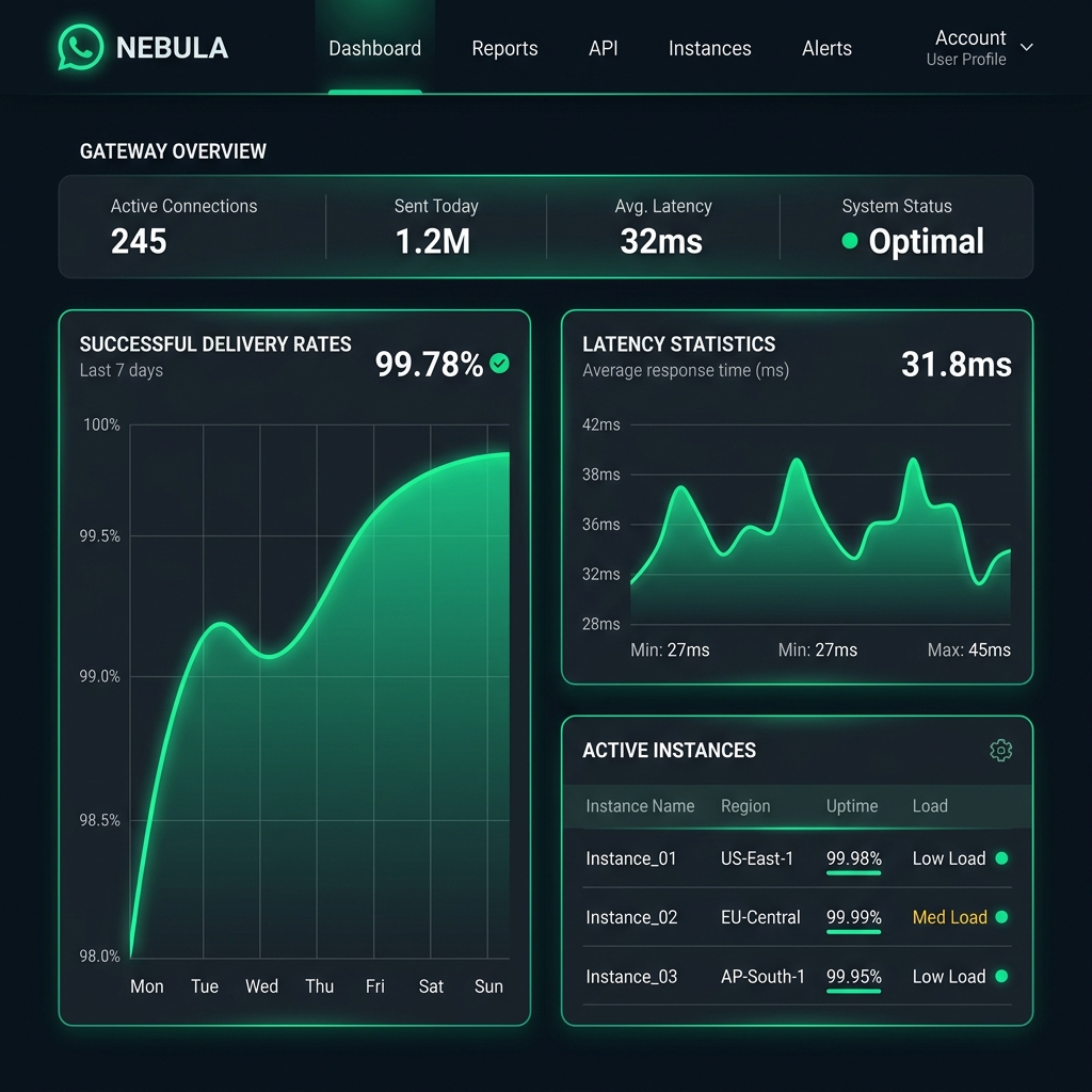 WA Gateway dashboard preview