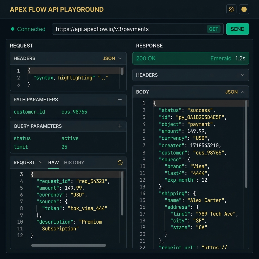 WA Gateway API playground preview